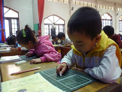 Kết quả kiểm tra, khảo sát của đoàn công tác Bộ Giáo dục và Đào tạo sát với kết quả báo cáo của Sở Giáo dục và Đào tạo tỉnh Hà Giang gửi về Bộ (Ảnh Thu Hòe)